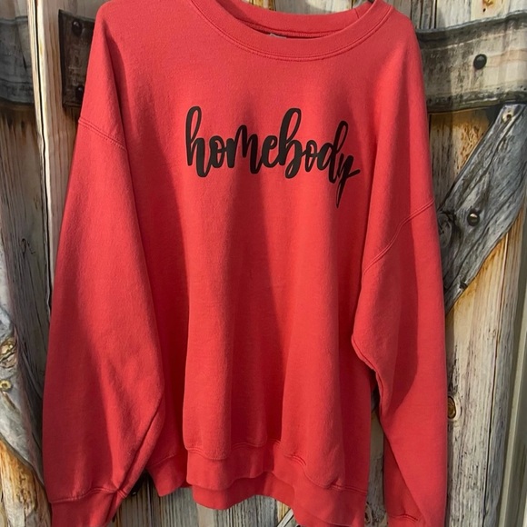 Women’s Red Homebody Sweatshirt - Picture 1 of 2